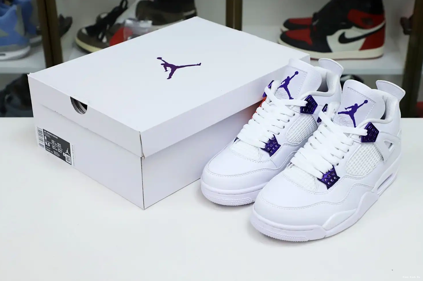 JORDAN METALLIC PURPLE 4 AIR Kimikick 0803